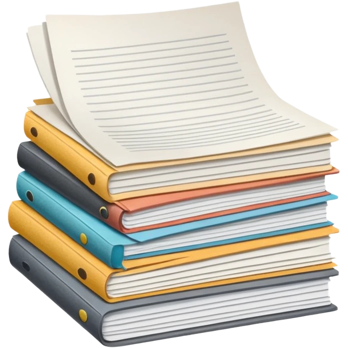 mac os mixed papers skeuomorphic emoji