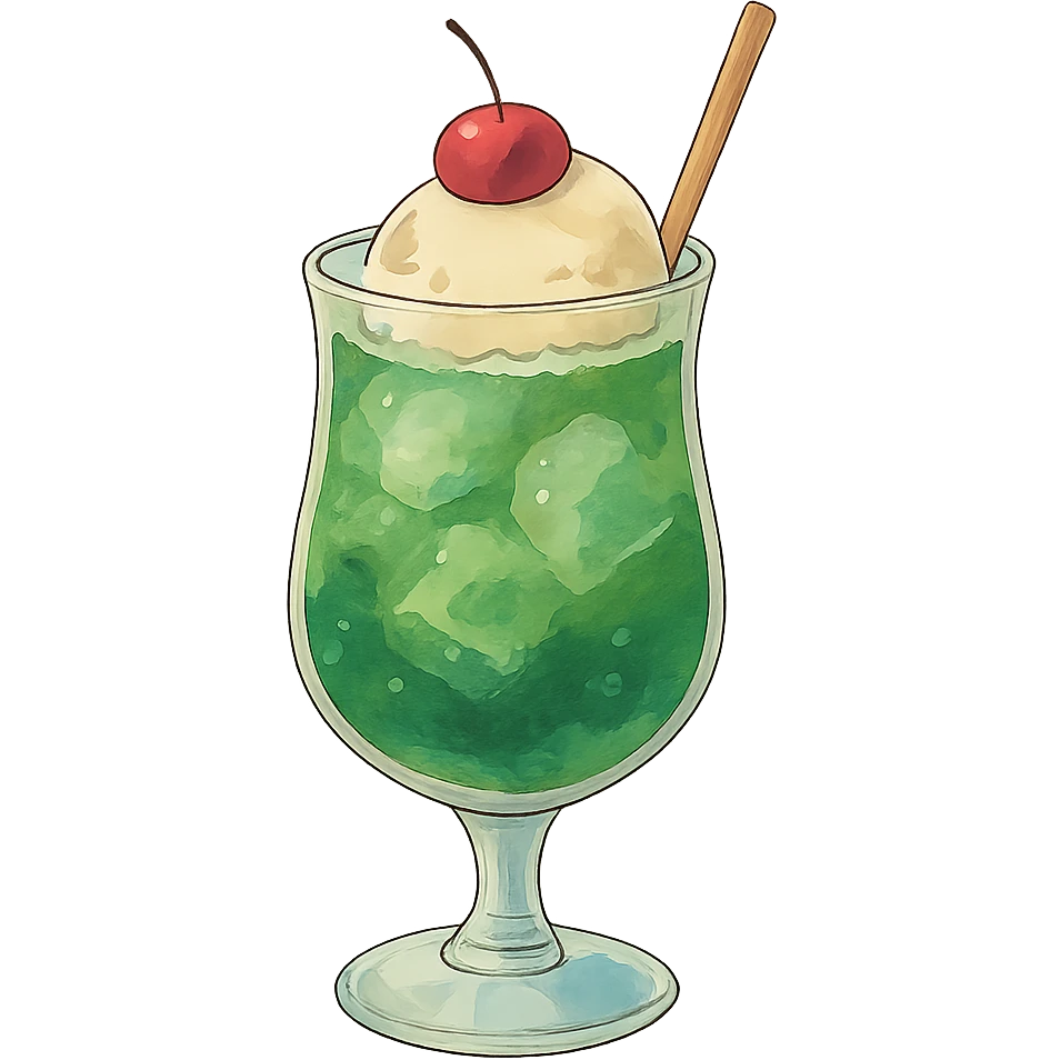 ghibli style drink emoji