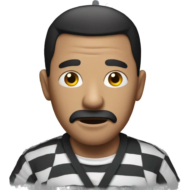 a scary prisoner emoji