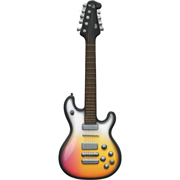 Electronic guitar emoji