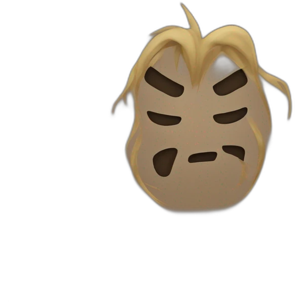 Thunder face emoji