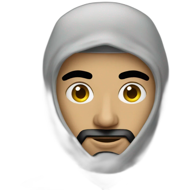 arab man Hacker emoji