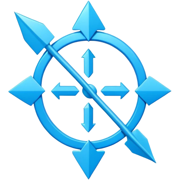 mac os icon conversion, 2 arrows cicrcle, vivid blue, skeuomorphic 🔄 emoji