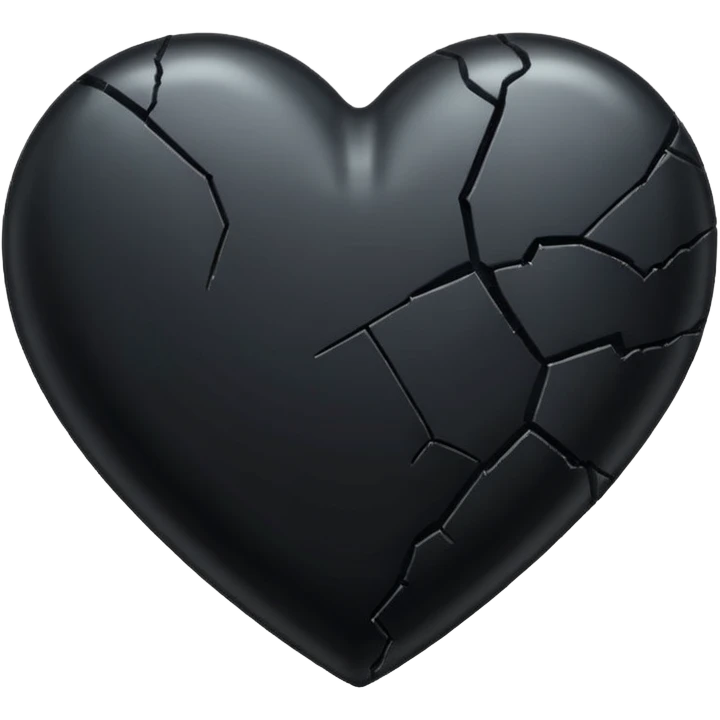 Black heart break emoji emoji