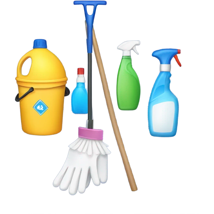 Cleaning emoji
