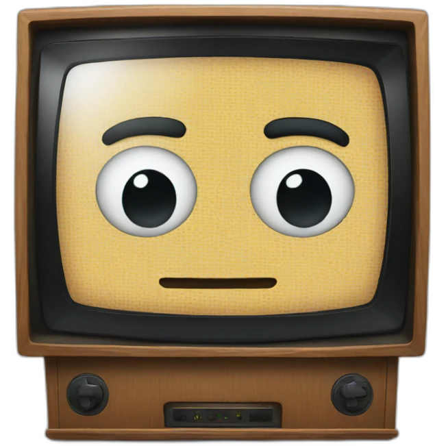 Big tv screen emoji