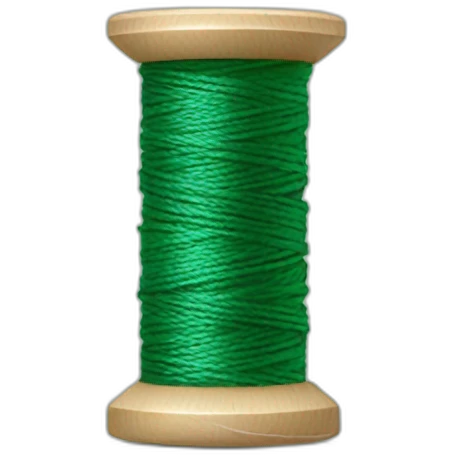 green thread spool emoji