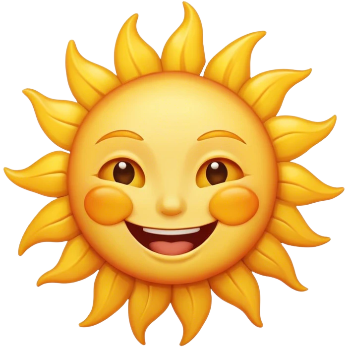 sun laughing emoji