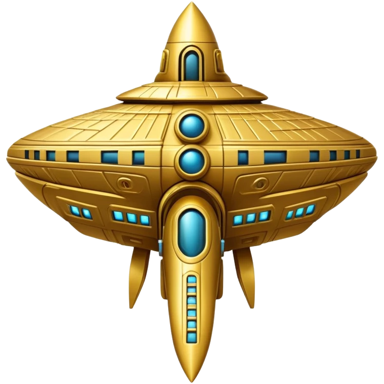 annunaki gold spaceship emoji