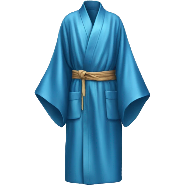  Blue silk robe  emoji