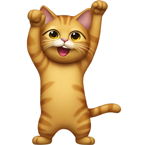 cat dabbing  emoji