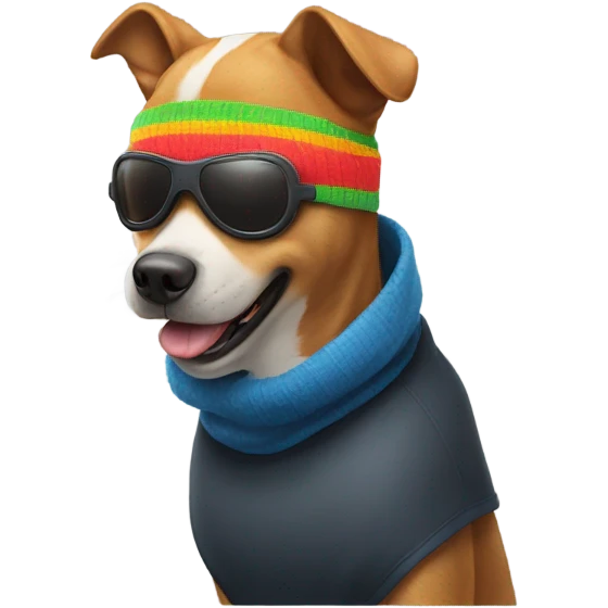 dog ski mask  emoji