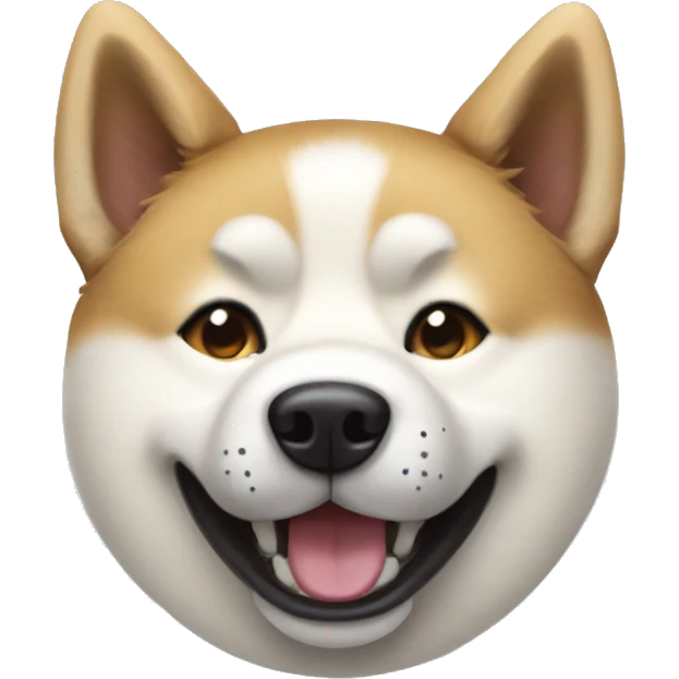 happy akita inu emoji