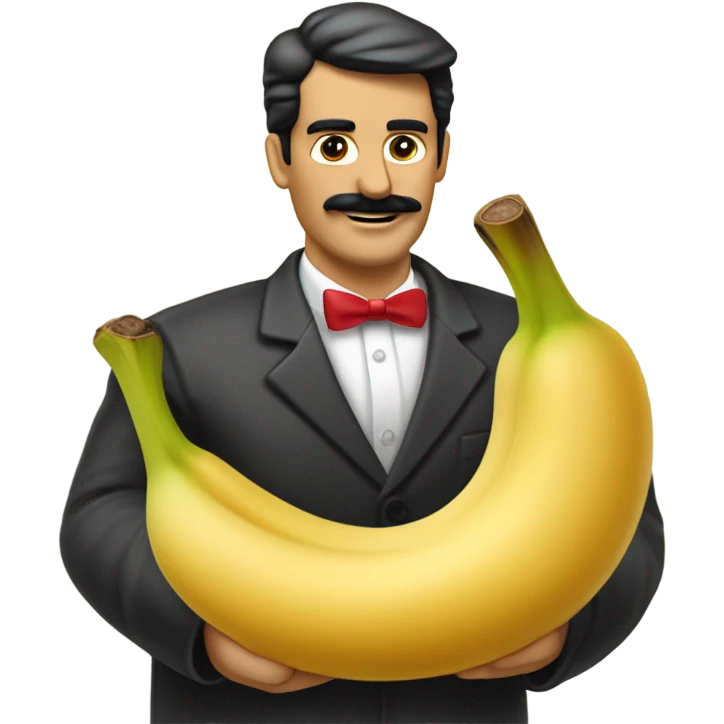 Plátano con queso emoji