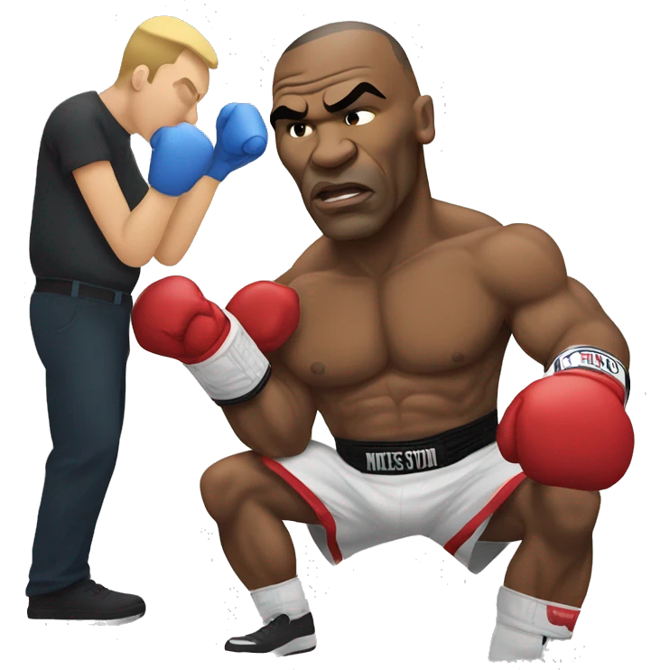 Mike Tyson knocked out  emoji