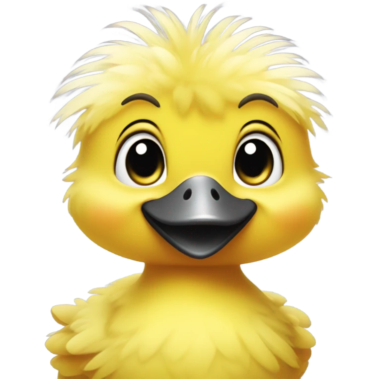 Cute duck emoji