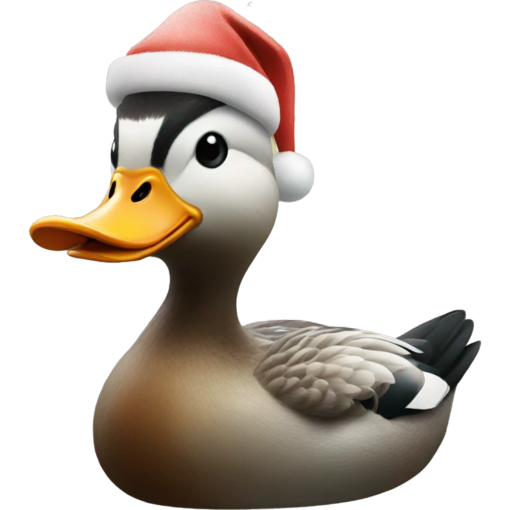 Duck Christmas  emoji