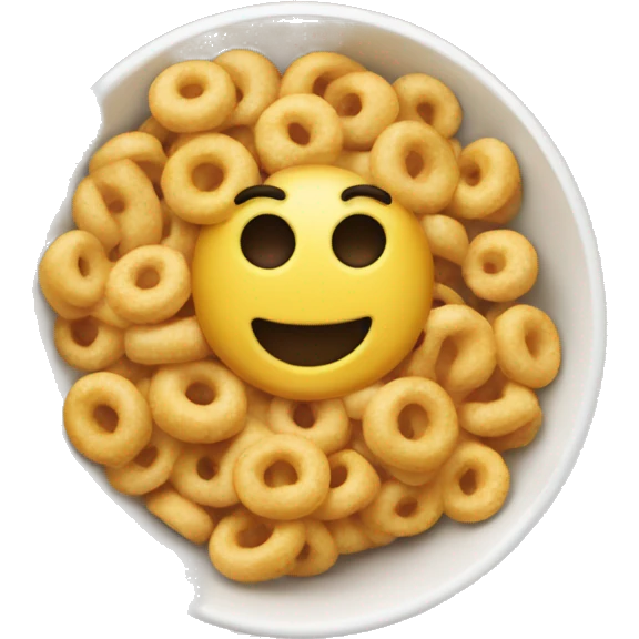 Bowl of cheerios emoji
