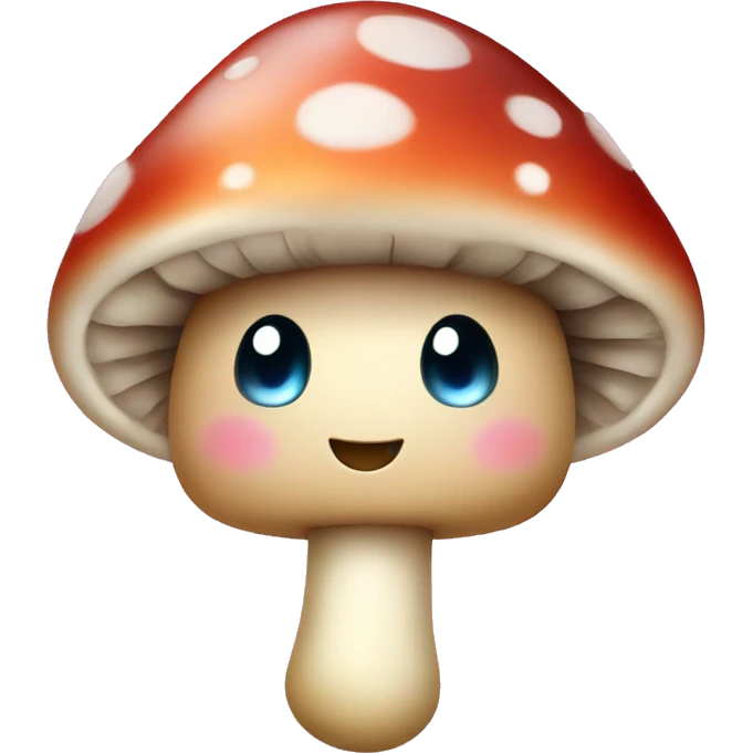 Cute sparkling fairy mushroom emoji