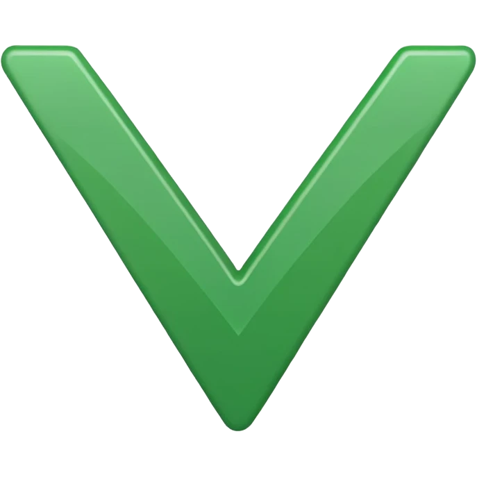 Emoji de V de verificado emoji