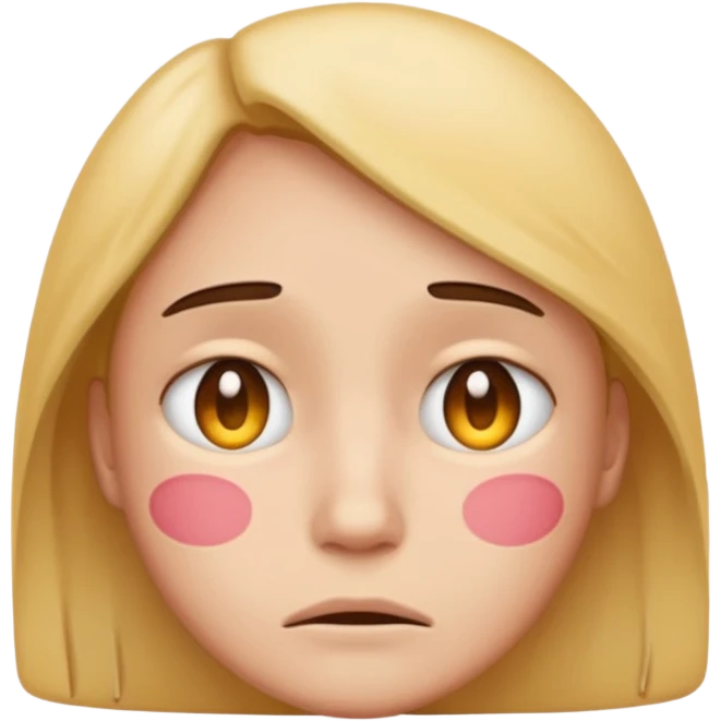 person with a sad face emoji style emoji