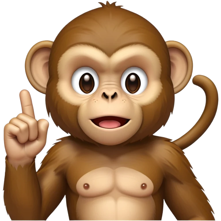 monkey raising middle finger  emoji