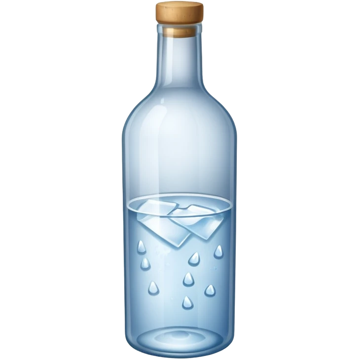 Vodka bottle emoji