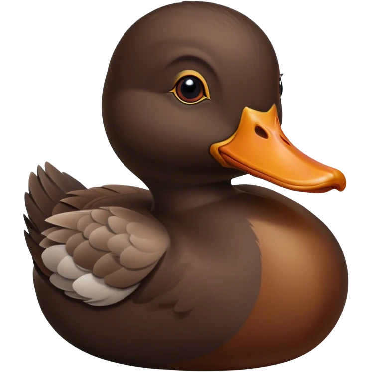 dark duck emoji