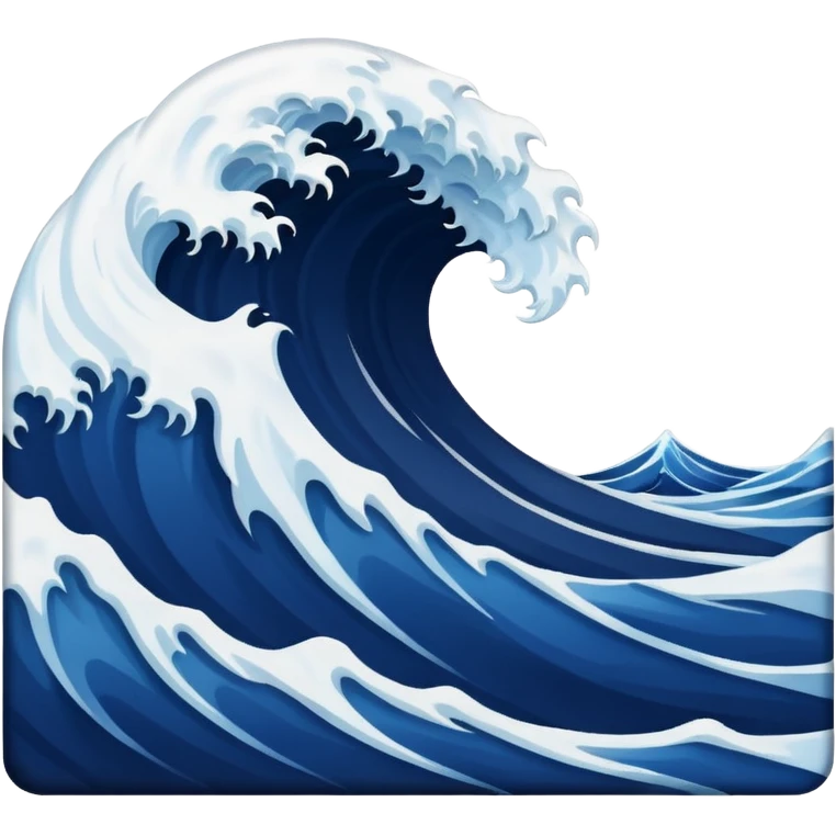 MAKE AN OCEAN WAVE LOOKS SCARY make it  500x500  emoji