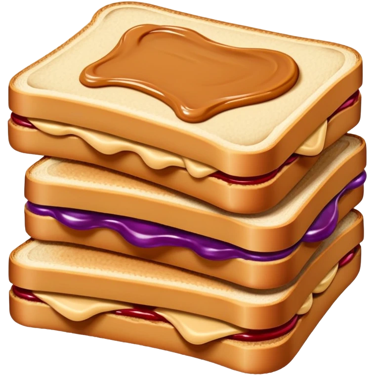peanut butter and jelly sandwiche emoji