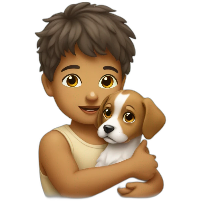 baby and puppy emoji