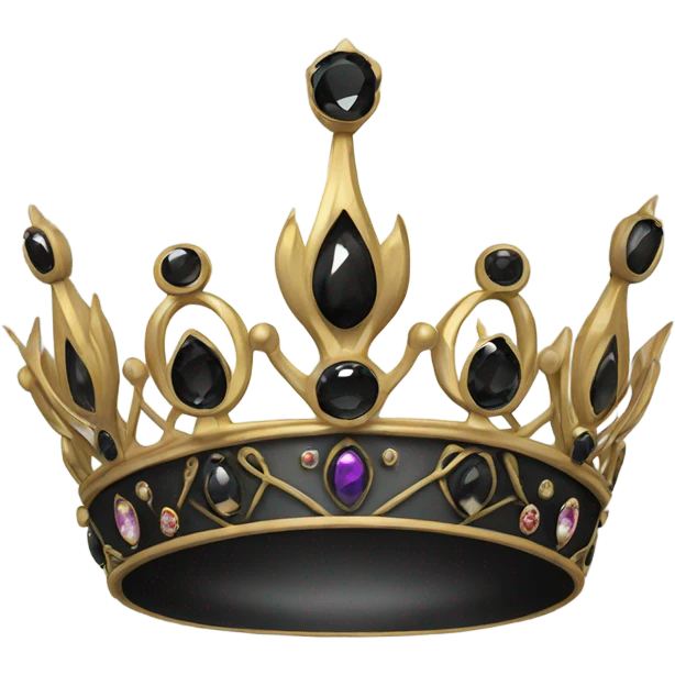 black crown emoji