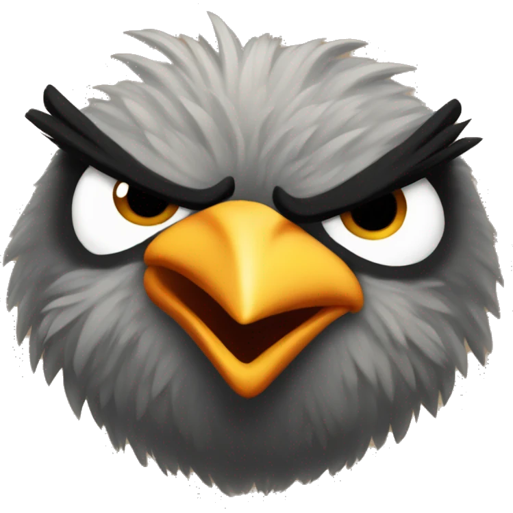 Angry bird  emoji