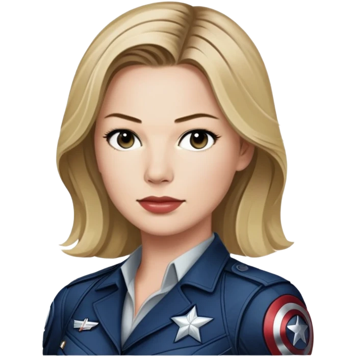 Emily VanCamp is sharon carter in captain america civil war emoji