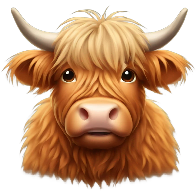 Highland cow emoji