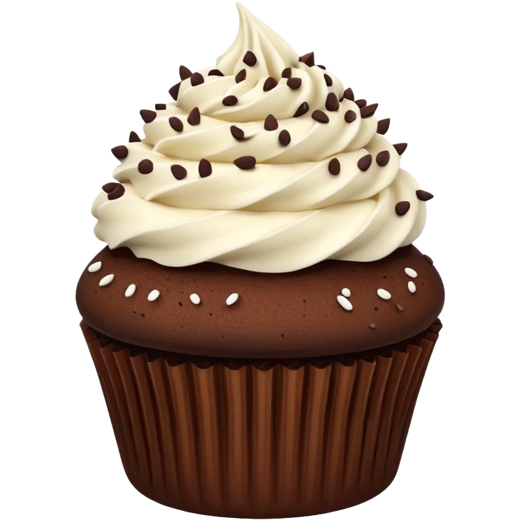 chocolate cupcate emoji