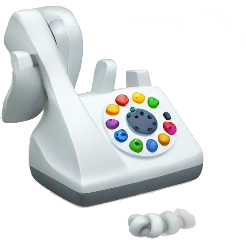 Rainbow phone emoji