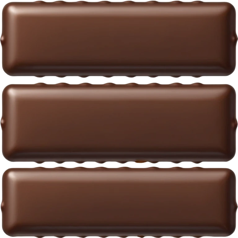 Dark chocolate emoji