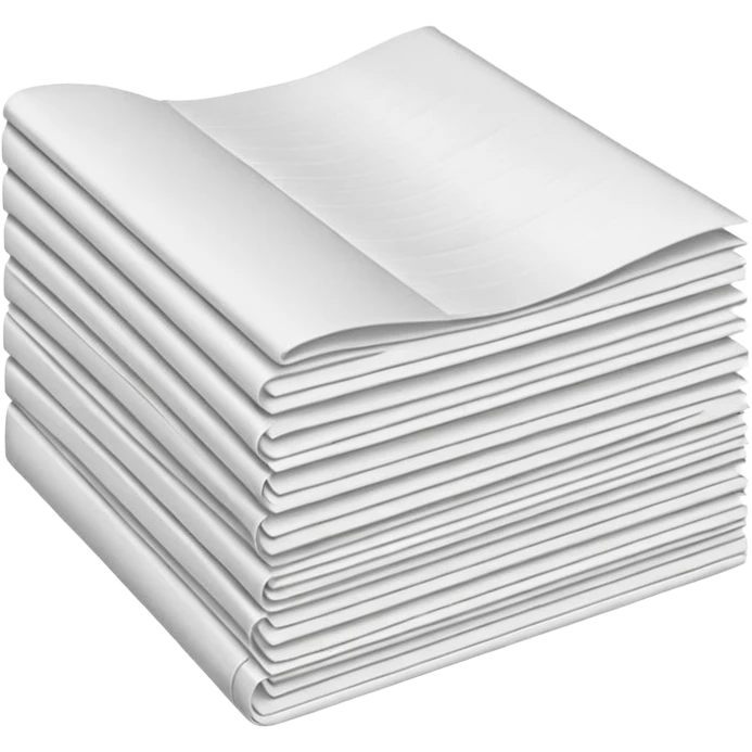 folded papers emoji