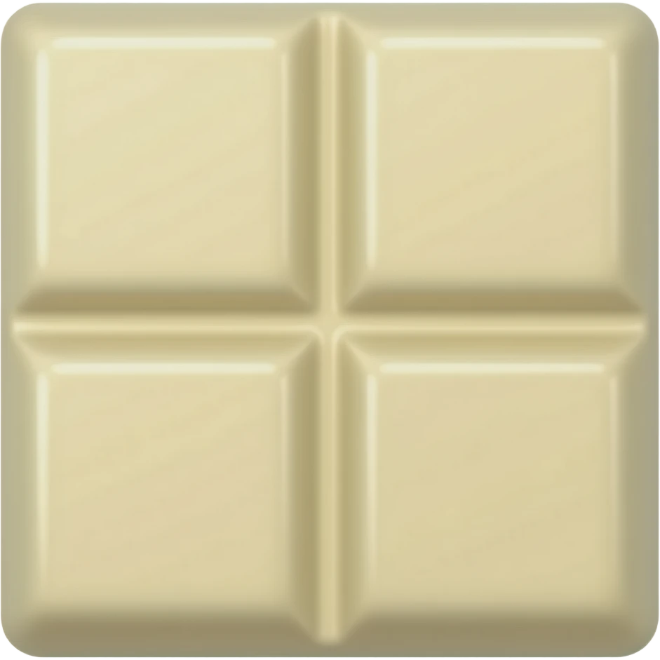 chocolate branco emoji