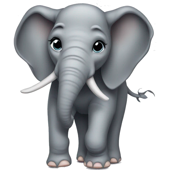 elephant with panties on emoji