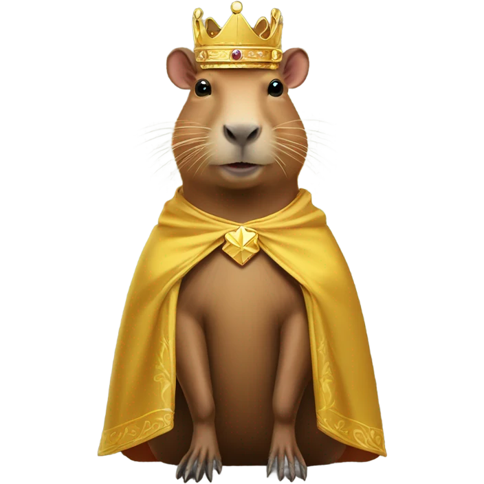 capybara king emoji