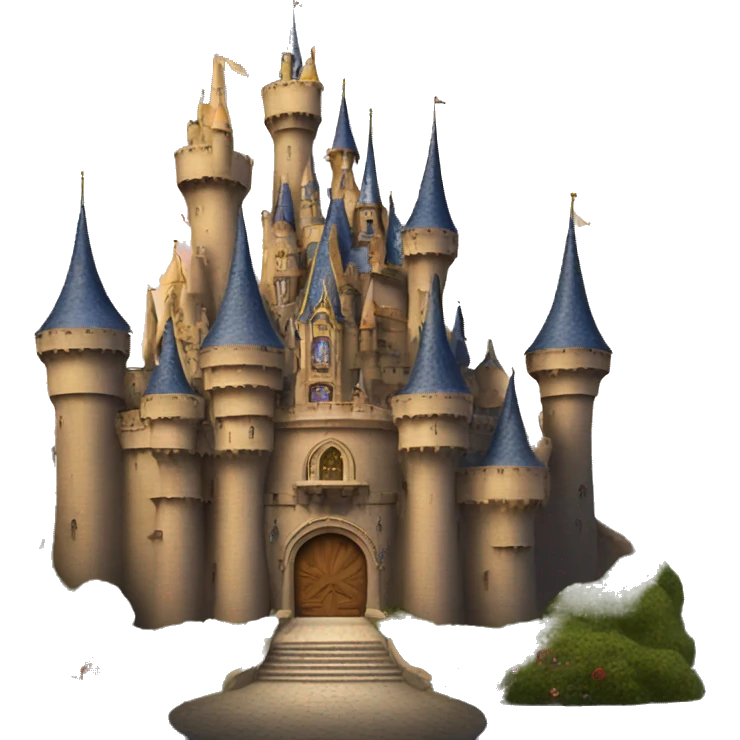 Beauty and the beast castle emoji