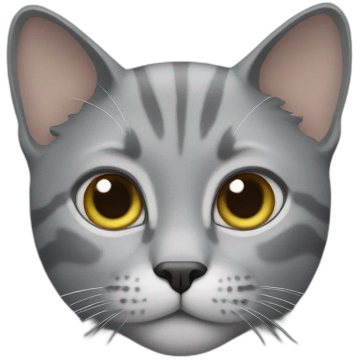 gray cat human emoji