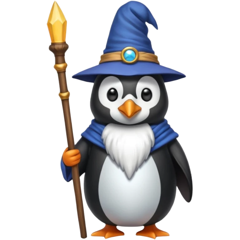 Penguin Wizard emoji
