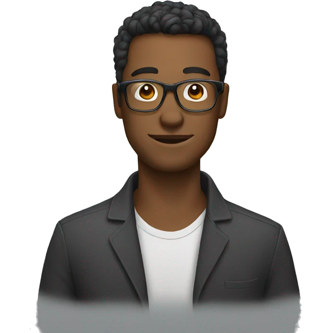 Man with glasses  emoji