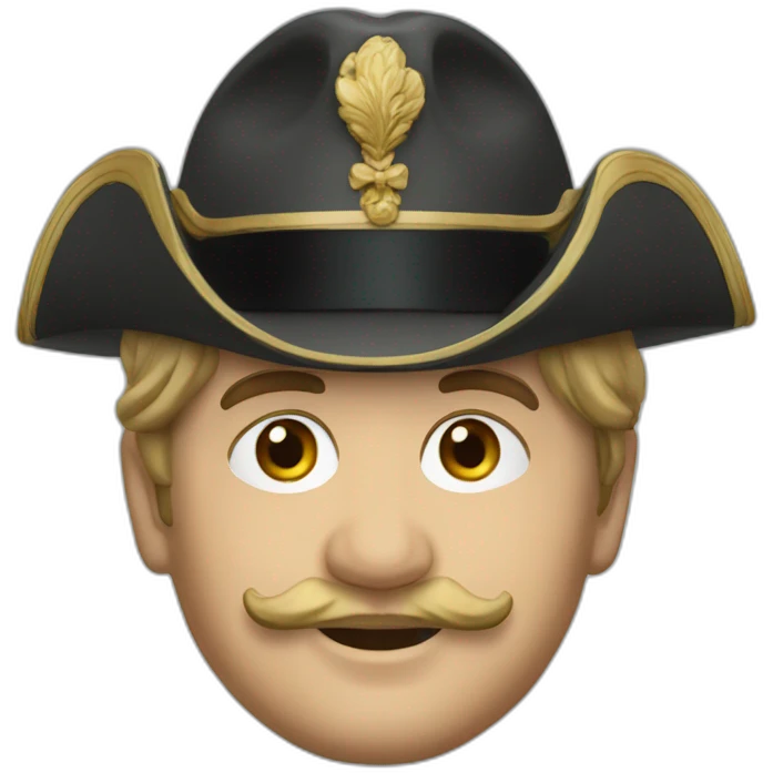 napoléon with the hat emoji