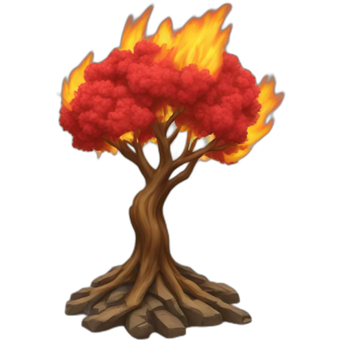 burning bush emoji