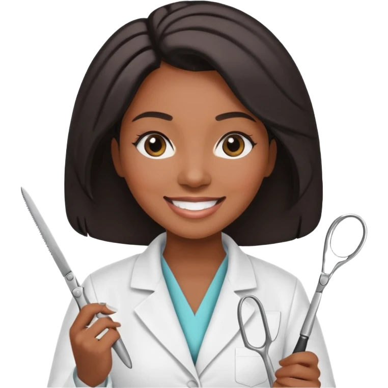 Black women beautician emoji