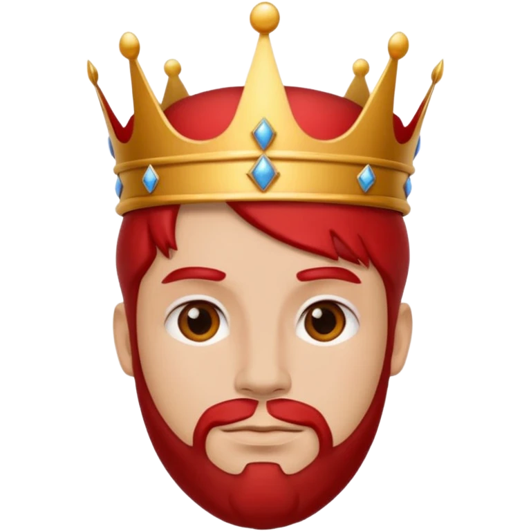RED Crown King emoji